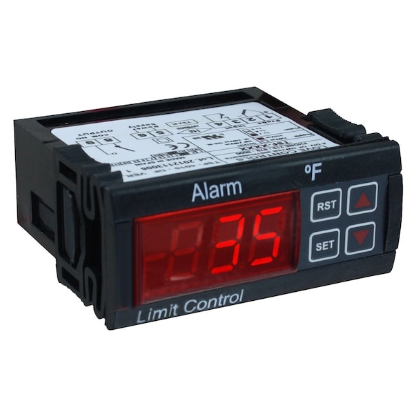 Dwyer Instruments DIN rail mount temperature switch, red display, 3 outputs, 230 VAC supply TSDIN-023 - main